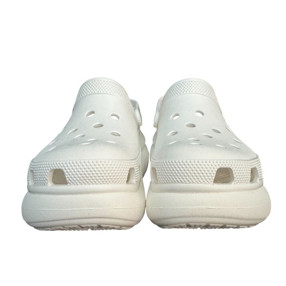 Crocs Unisex Classic Crush Platform Clogs White, Size 9/M 11/W NWOB - Picture 4 of 10